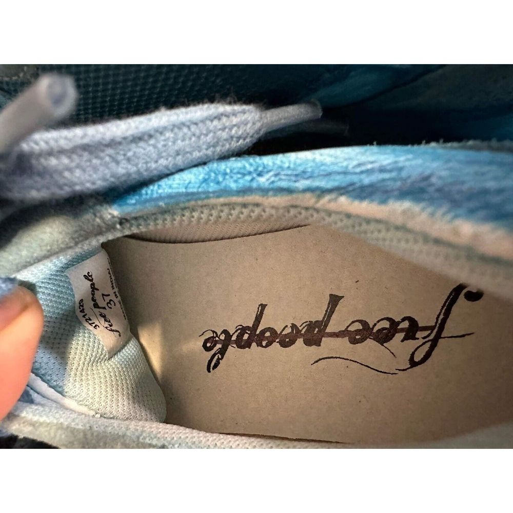 Free People Let's Wander Washed Sneaker Size 37 - Picture 4 of 4